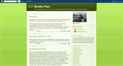 Desktop Screenshot of besidespizza.blogspot.com