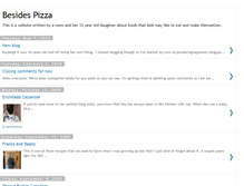 Tablet Screenshot of besidespizza.blogspot.com