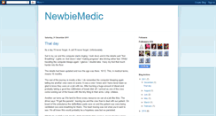 Desktop Screenshot of newbiemedicblog.blogspot.com