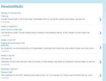 Tablet Screenshot of newbiemedicblog.blogspot.com