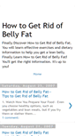 Mobile Screenshot of how-to-get-rid-of-belly-fat.blogspot.com