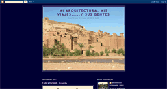 Desktop Screenshot of miarquitecturaymisviajes.blogspot.com