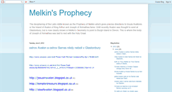 Desktop Screenshot of melkinsprophecydecoded.blogspot.com