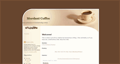 Desktop Screenshot of mordantcoffee.blogspot.com