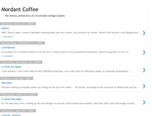 Tablet Screenshot of mordantcoffee.blogspot.com