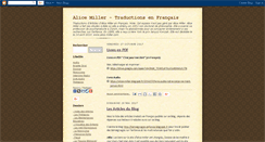 Desktop Screenshot of alice-miller.blogspot.com