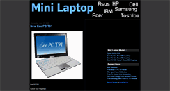 Desktop Screenshot of minilaptopnews.blogspot.com