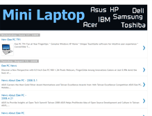 Tablet Screenshot of minilaptopnews.blogspot.com