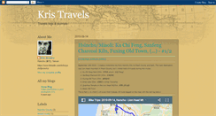 Desktop Screenshot of kris-travels.blogspot.com