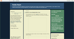 Desktop Screenshot of buddy-depot.blogspot.com
