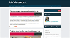 Desktop Screenshot of direitotributarioemfoco.blogspot.com