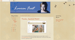 Desktop Screenshot of laurenfrost.blogspot.com