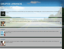 Tablet Screenshot of marijo16-gruposurbanos.blogspot.com