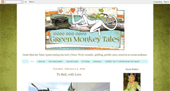 Desktop Screenshot of greenmonkeytales.blogspot.com