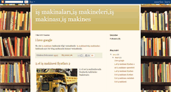 Desktop Screenshot of ismakinalari1.blogspot.com