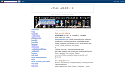Desktop Screenshot of jualakrilik.blogspot.com