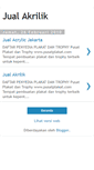 Mobile Screenshot of jualakrilik.blogspot.com