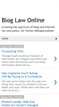 Mobile Screenshot of bloglawonline.blogspot.com