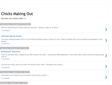Tablet Screenshot of chicksmakingout.blogspot.com