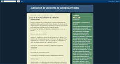 Desktop Screenshot of jubilaciondocente.blogspot.com