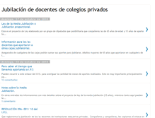 Tablet Screenshot of jubilaciondocente.blogspot.com