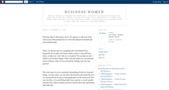 Desktop Screenshot of bizwomen.blogspot.com