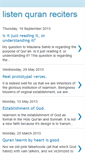 Mobile Screenshot of listen-quran-reciters.blogspot.com
