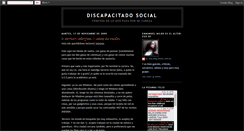 Desktop Screenshot of discapacitadosocial.blogspot.com