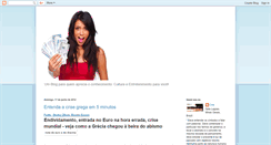 Desktop Screenshot of economiasetelagoas.blogspot.com