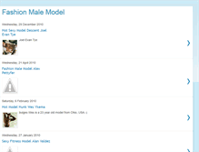 Tablet Screenshot of fashionmalemodel.blogspot.com