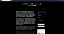 Desktop Screenshot of onestopitsolution.blogspot.com