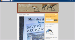 Desktop Screenshot of manisteeaudubon.blogspot.com