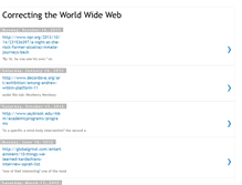 Tablet Screenshot of correctingthewww.blogspot.com