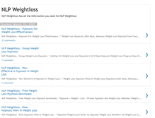 Tablet Screenshot of nlpweightloss.blogspot.com