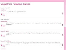 Tablet Screenshot of fabuloussaree.blogspot.com