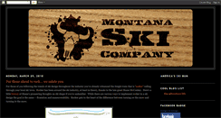 Desktop Screenshot of montanaskicompany.blogspot.com