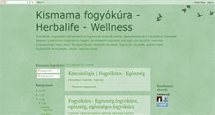 Desktop Screenshot of kismama-fogyokura-wellness.blogspot.com