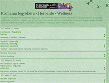 Tablet Screenshot of kismama-fogyokura-wellness.blogspot.com