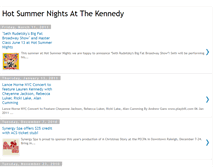 Tablet Screenshot of hotsummernightsatthekennedy.blogspot.com