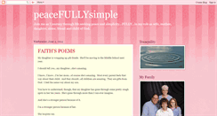 Desktop Screenshot of peace-fully-simple.blogspot.com