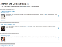 Tablet Screenshot of michaelandgolden.blogspot.com