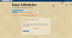 Desktop Screenshot of easy-lifestyles.blogspot.com