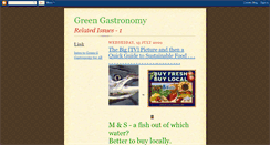 Desktop Screenshot of greengastronomy.blogspot.com