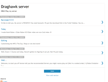 Tablet Screenshot of draghawk.blogspot.com