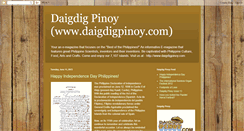 Desktop Screenshot of daigdigpinoy.blogspot.com