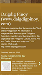 Mobile Screenshot of daigdigpinoy.blogspot.com