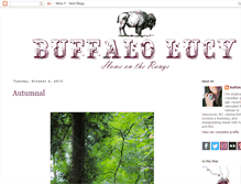 Tablet Screenshot of buffalolucy.blogspot.com