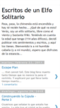 Mobile Screenshot of escritosdeunelfosolitario.blogspot.com