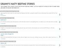 Tablet Screenshot of grannysnastystories.blogspot.com