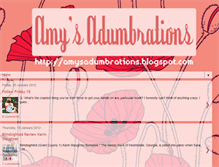 Tablet Screenshot of amysadumbrations.blogspot.com